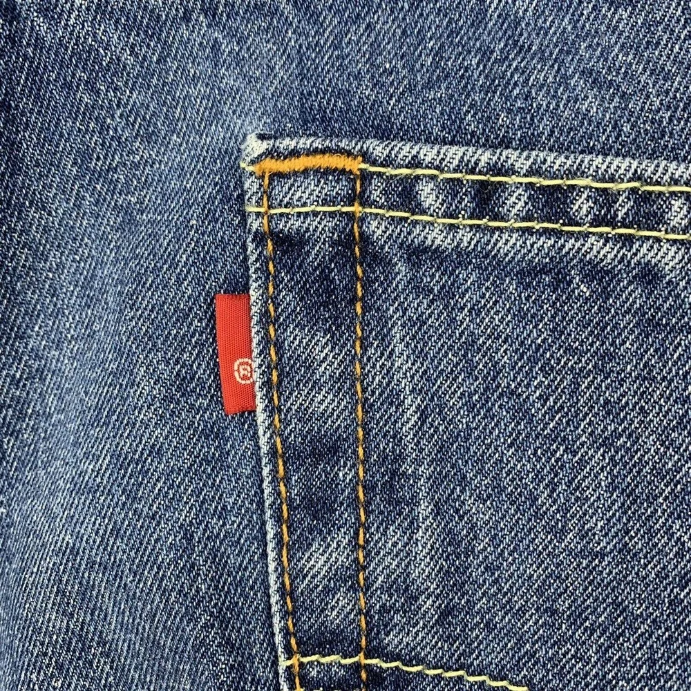 Levi’s 505 Relaxed Fit Tapered Leg Jeans Size 38x30 Medium Wash High Rise Cotton